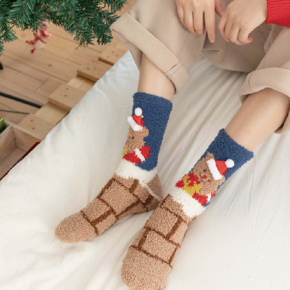 Furry Indoor Socks 3-Pack