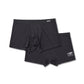 Wairliving Mens Ice Silk Underwear,Breathable Boxer Brief,Ultra Thin Lightweight Fitness Briefs-Jet Black