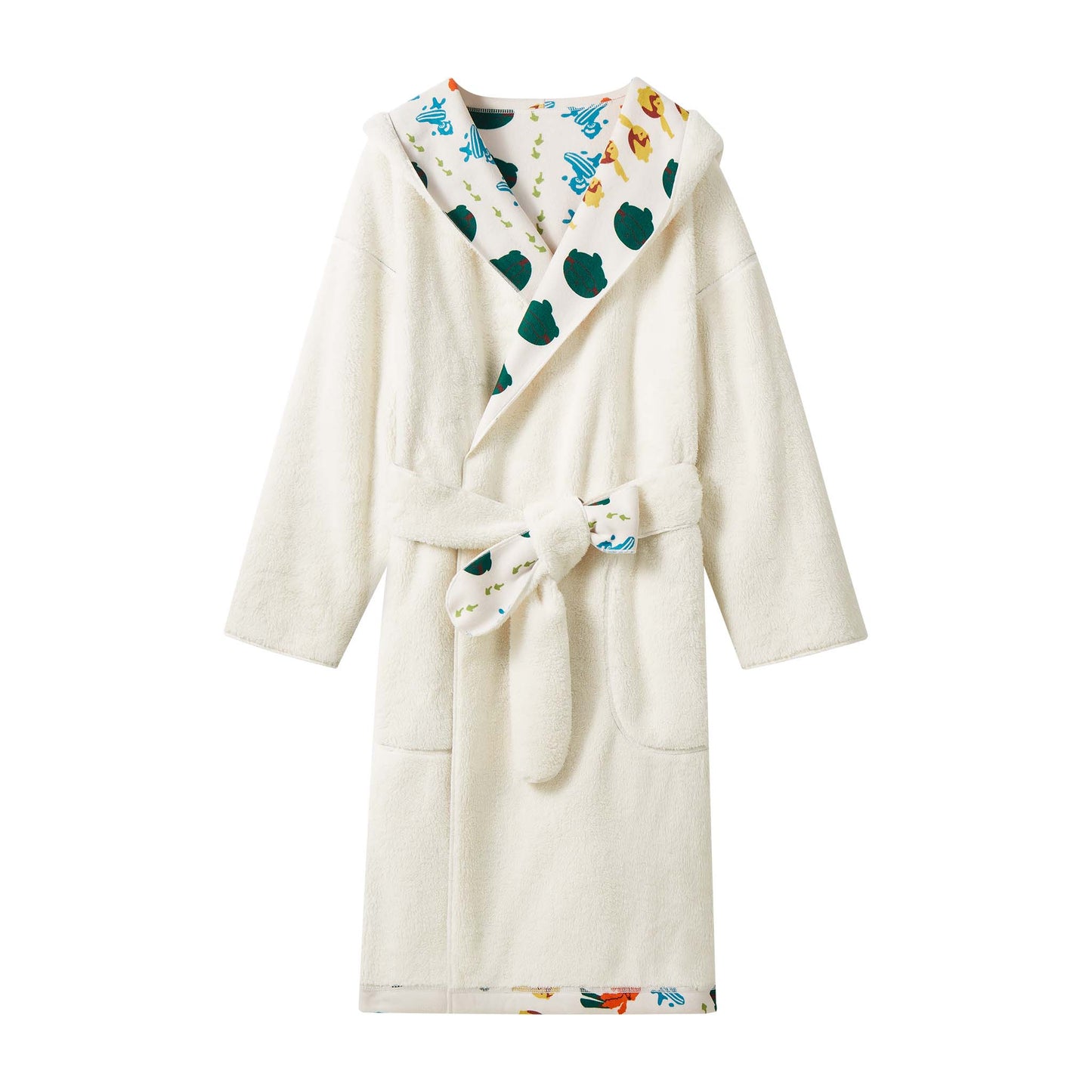 Compfy Dual Fleece Unisex Loungewear | Fluffy Gown Bath Robe | Wairliving Reversible Design